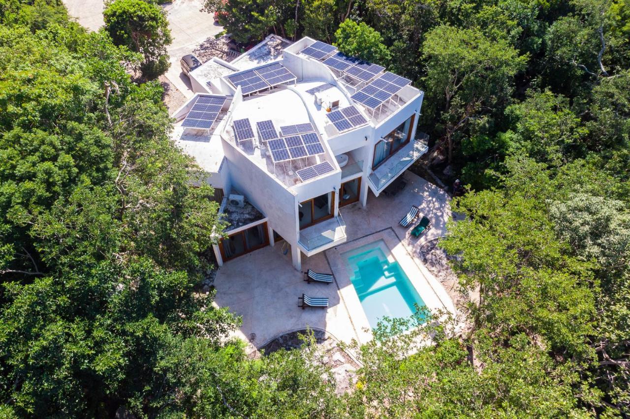 Tulum Country Club Private Villa With Pool 18 People Buitenkant foto