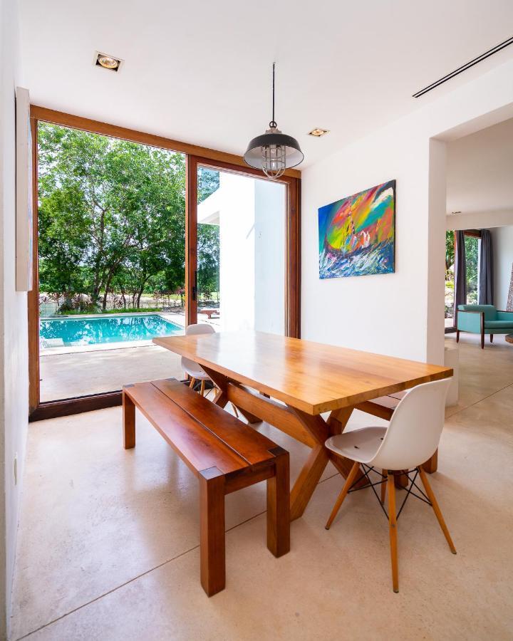 Tulum Country Club Private Villa With Pool 18 People Buitenkant foto