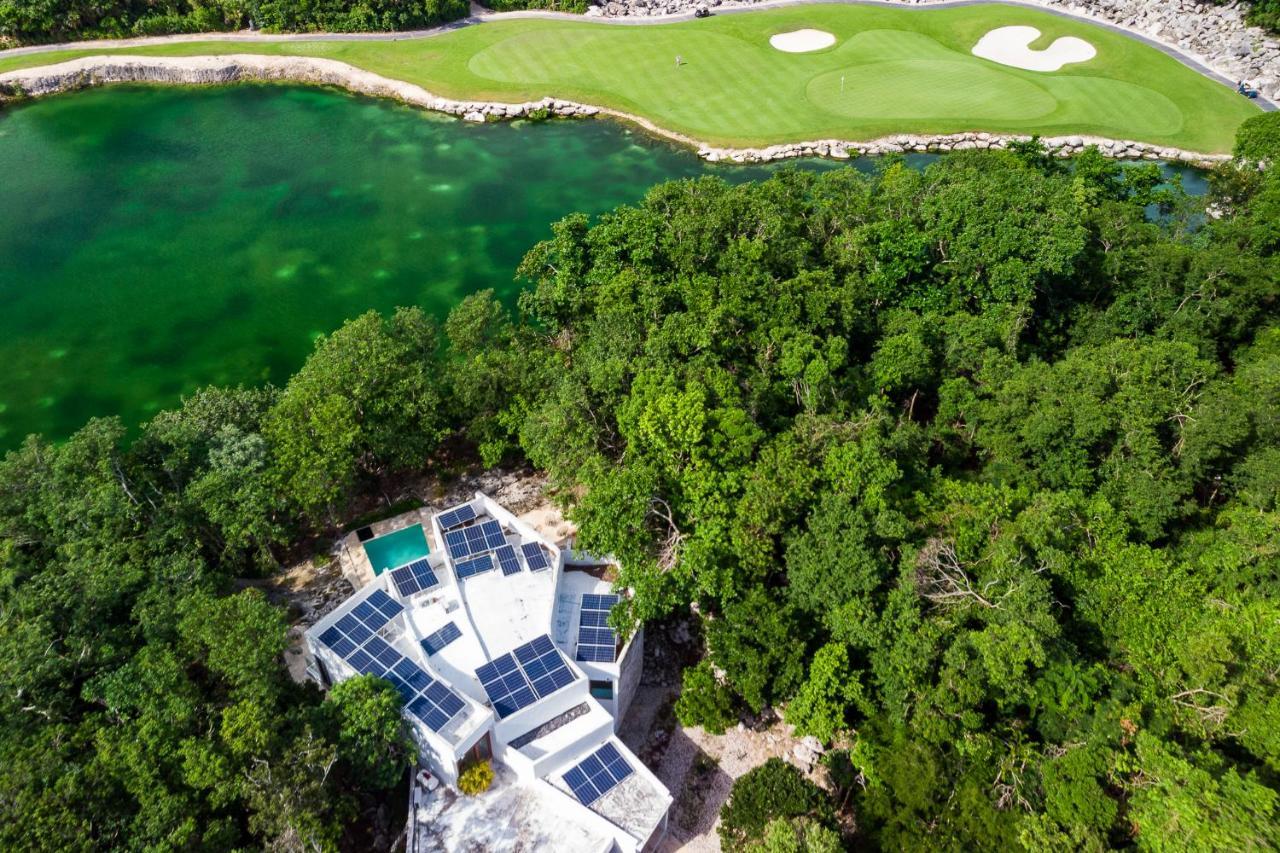Tulum Country Club Private Villa With Pool 18 People Buitenkant foto