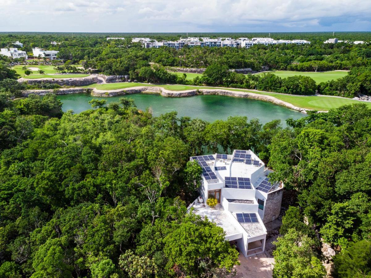 Tulum Country Club Private Villa With Pool 18 People Buitenkant foto