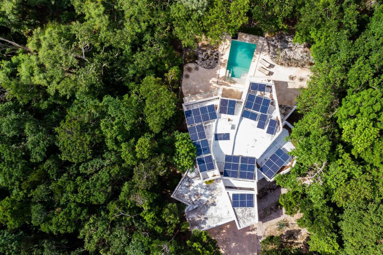 Tulum Country Club Private Villa With Pool 18 People Buitenkant foto
