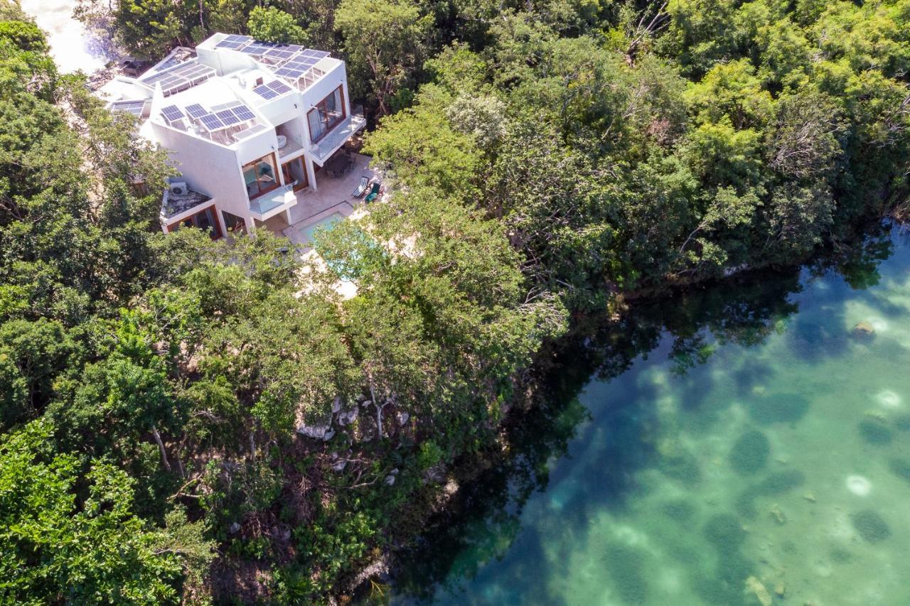Tulum Country Club Private Villa With Pool 18 People Buitenkant foto