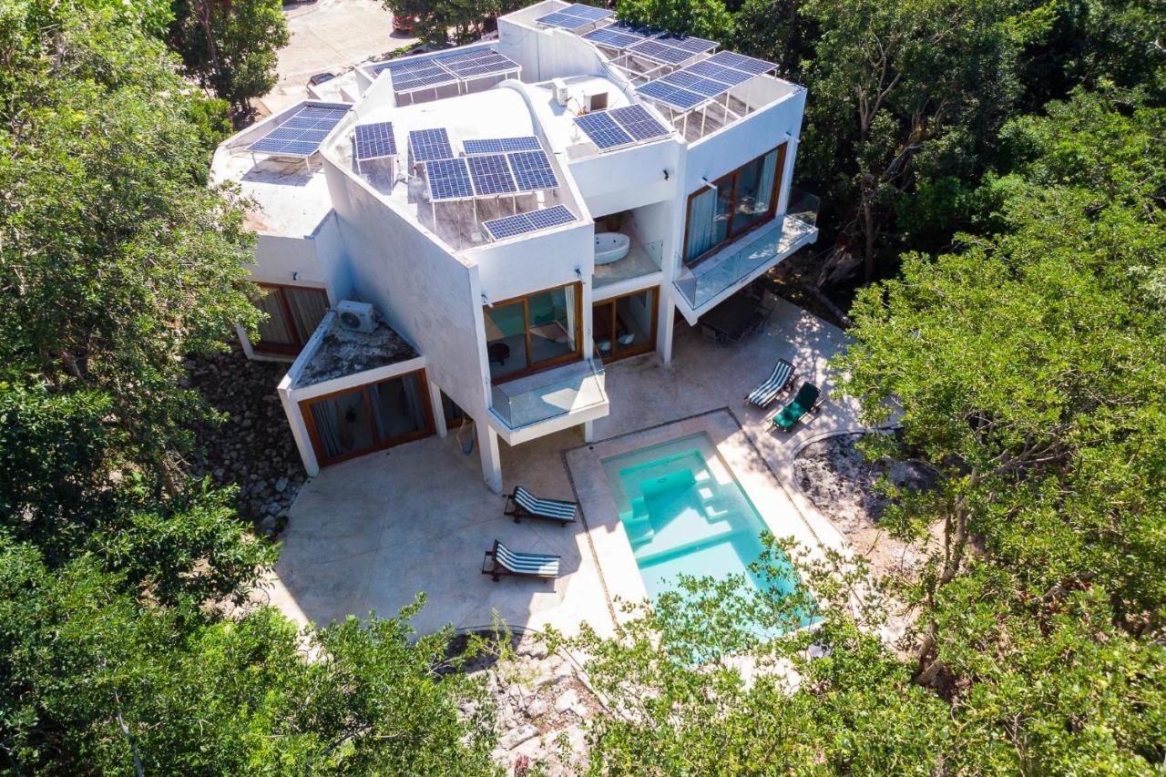 Tulum Country Club Private Villa With Pool 18 People Buitenkant foto